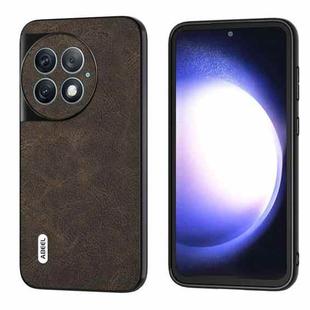 For OnePlus Ace 2 Pro ABEEL Dream Litchi Texture PU Phone Case(Khaki)