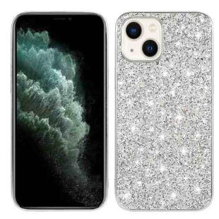 For iPhone 15 Plus Glitter Powder TPU Phone Case(Silver)