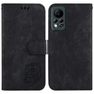 For Infinix Hot 11s NFC X6812B Little Tiger Embossed Leather Phone Case(Black)