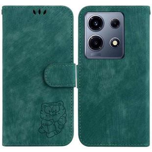 For Infinix Note 30 VIP Little Tiger Embossed Leather Phone Case(Green)