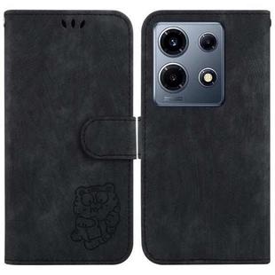 For Infinix Note 30 VIP Little Tiger Embossed Leather Phone Case(Black)