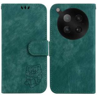 For Infinix Zero 40 4G / 5G Little Tiger Embossed Leather Phone Case(Green)