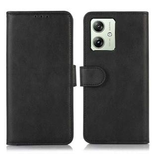 For Motorola Moto G54 5G Cow Texture Leather Phone Case(Black)