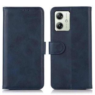 For Motorola Moto G54 5G Cow Texture Leather Phone Case(Blue)
