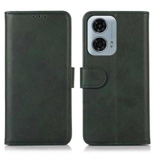 For Motorola Moto G04 / G24 Cow Texture Leather Phone Case(Green)