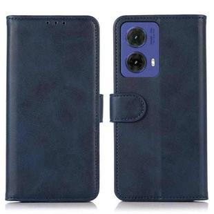 For Motorola Moto G85 Cow Texture Leather Phone Case(Blue)