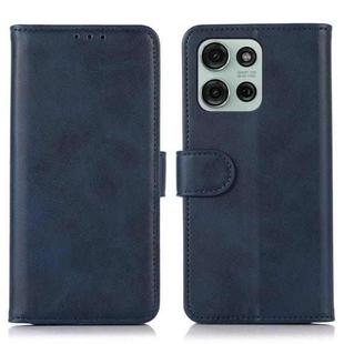 For Motorola Moto G75 5G Cow Texture Leather Phone Case(Blue)