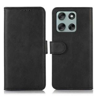 For Motorola Moto G56 5G Cow Texture Leather Phone Case(Black)