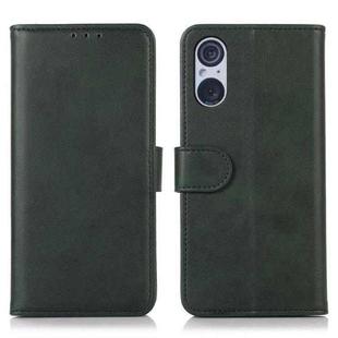 For Sony Xperia 5 V Cow Texture Leather Phone Case(Green)