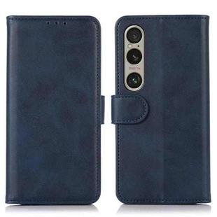 For Sony Xperia 1 IV Cow Texture Leather Phone Case(Blue)