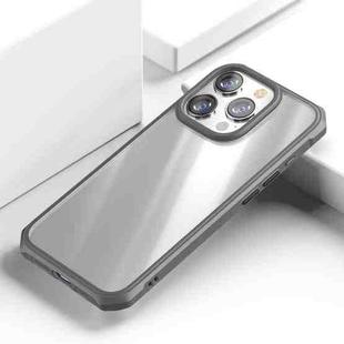 For iPhone 15 Pro iPAKY Dawn Series Transparent PC+TPU Phone Case(Grey)