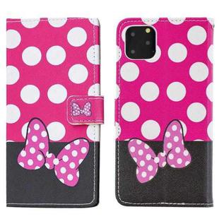 For iPhone 15 Pro Max Painted Pattern Horizontal Flip Leather Phone Case(Bowknot)