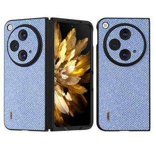 For OPPO Find N3 ABEEL Diamond Black Edge Phone Case(Sapphire Blue)