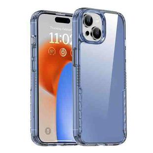For iPhone 15 Plus iPAKY YG Series Transparent PC+TPU Phone Case(Transparent Blue)