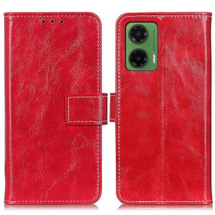 For Motorola Moto G35 5G Retro Crazy Horse Texture Leather Phone Case(Red)