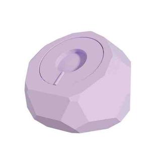 Diamond-shaped 2 in 1 Wireless Charging Silicone Base(Purple)