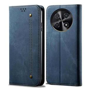 For Huawei nova 12i 4G Global Denim Texture Leather Phone Case(Blue)