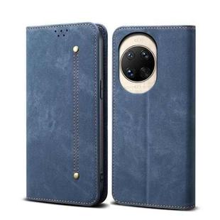 For Huawei nova 14 Denim Texture Leather Phone Case(Blue)