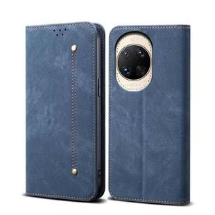 For Huawei nova 14 Ultra Denim Texture Leather Phone Case(Blue)