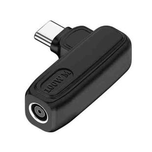 100W M 4.5X0.6mm Female to USB-C/Type-C Male Plug Charging Adapter