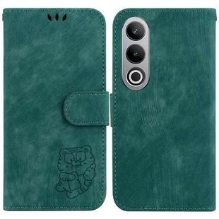 For OnePlus Nord CE4 5G Little Tiger Embossed Leather Phone Case(Green)