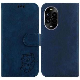 For Huawei nova 13 Pro Little Tiger Embossed Leather Phone Case(Dark Blue)