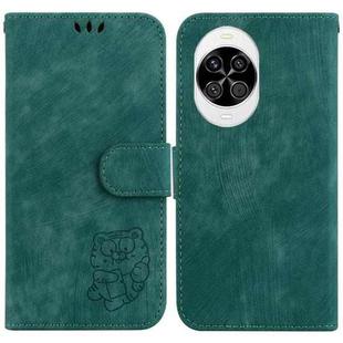 For Huawei nova 14 Little Tiger Embossed Leather Phone Case(Green)