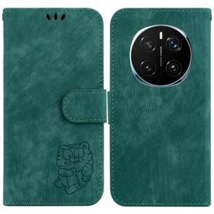 For Honor Magic7 Pro Little Tiger Embossed Leather Phone Case(Green)