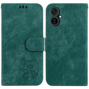 For Tecno Camon 19 Neo Little Tiger Embossed Leather Phone Case(Green)