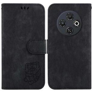 For Tecno Spark 30C Little Tiger Embossed Leather Phone Case(Black)