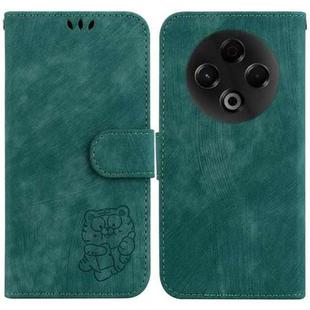 For Tecno Spark 30 4G Little Tiger Embossed Leather Phone Case(Green)