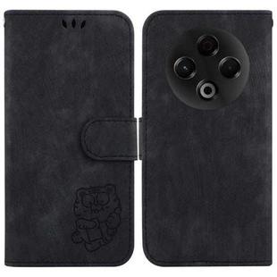For Tecno Spark 30 4G Little Tiger Embossed Leather Phone Case(Black)