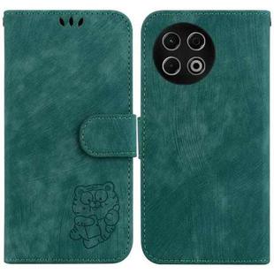 For Tecno Spark 30 Pro Little Tiger Embossed Leather Phone Case(Green)