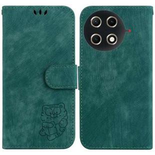 For Tecno Camon 30S / Camon 30S Pro Little Tiger Embossed Leather Phone Case(Green)