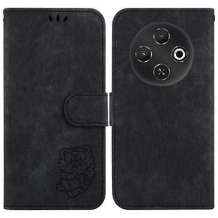 For Tecno Pop 9 5G / Spark 30C 5G Little Tiger Embossed Leather Phone Case(Black)