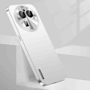 For OPPO Find X6 Streamer Series Micro Frosted Metal Paint PC Phone Case(Silver)