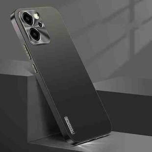 For Honor 80 SE Streamer Series Micro Frosted Metal Paint PC Phone Case(Black)