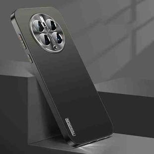 For Huawei Mate 50 Pro Streamer Series Micro Frosted Metal Paint PC Phone Case(Black)