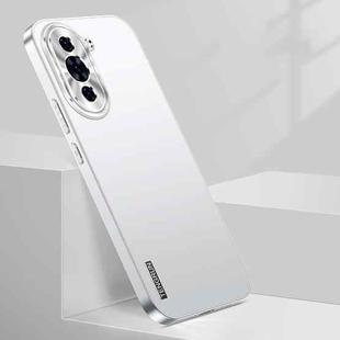 For Huawei nova 10 Pro Streamer Series Micro Frosted Metal Paint PC Phone Case(Silver)