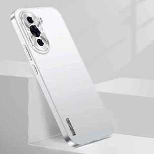 For Huawei nova 10 Streamer Series Micro Frosted Metal Paint PC Phone Case(Silver)
