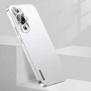 For Huawei nova 11 Pro Streamer Series Micro Frosted Metal Paint PC Phone Case(Silver)
