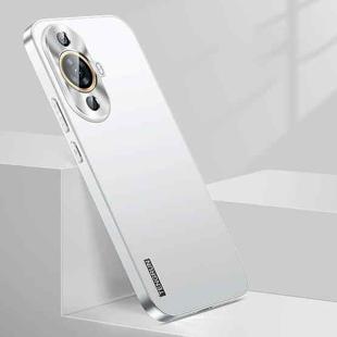 For Huawei nova 11 Streamer Series Micro Frosted Metal Paint PC Phone Case(Silver)