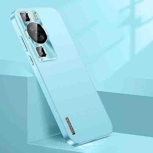 For Huawei P60 Pro Streamer Series Micro Frosted Metal Paint PC Phone Case(Sierra Blue)
