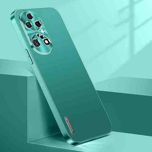 For Huawei P50 Pro Streamer Series Micro Frosted Metal Paint PC Phone Case(Alpine Green)
