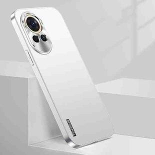 For Huawei nova 12 Pro Streamer Series Micro Frosted Metal Paint PC Phone Case(Silver)