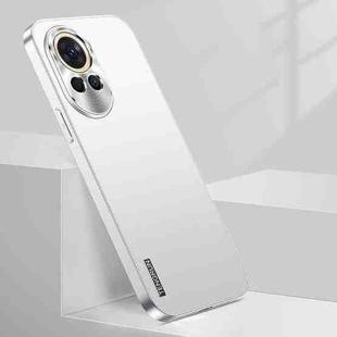 For Huawei nova 12 Streamer Series Micro Frosted Metal Paint PC Phone Case(Silver)
