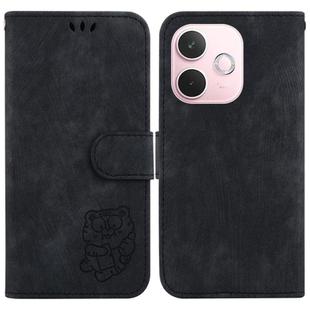 For OPPO A5 Pro 5G Little Tiger Embossed Leather Phone Case(Black)