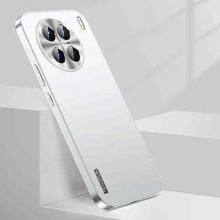 For vivo X90 Pro Streamer Series Micro Frosted Metal Paint PC Phone Case(Silver)