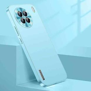 For vivo X90 Streamer Series Micro Frosted Metal Paint PC Phone Case(Sierra Blue)