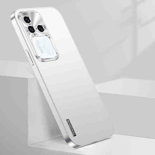 For vivo S18 Streamer Series Micro Frosted Metal Paint PC Phone Case(Silver)